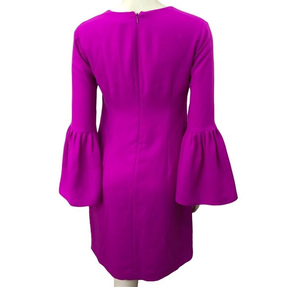 BANANA REPUBLIC v neck ruffle bell sleeve DRESS SIZE 2 - Picture 5 of 6